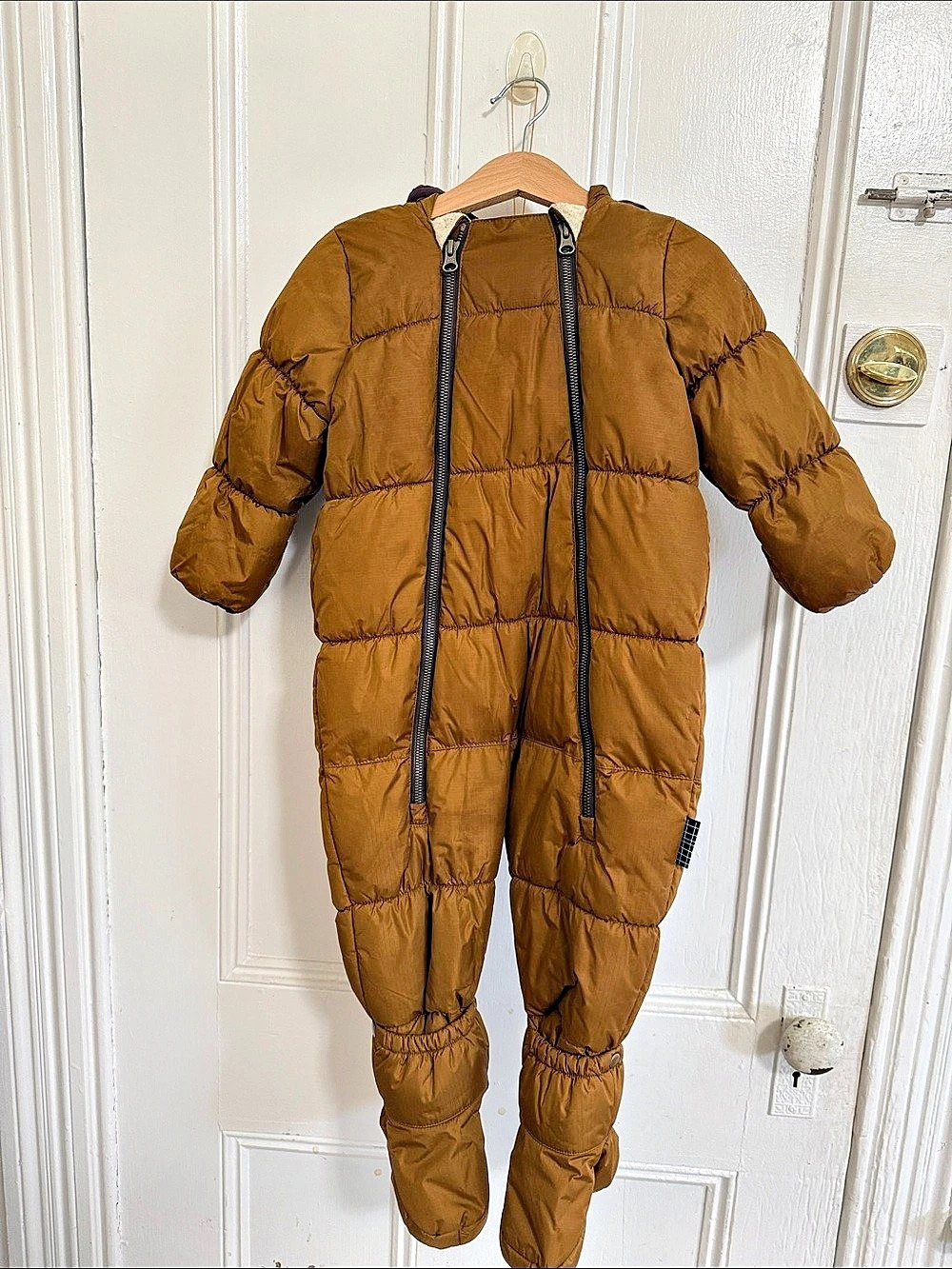 Molo Pyxis Snowsuit Baby 86 Brown & Purple